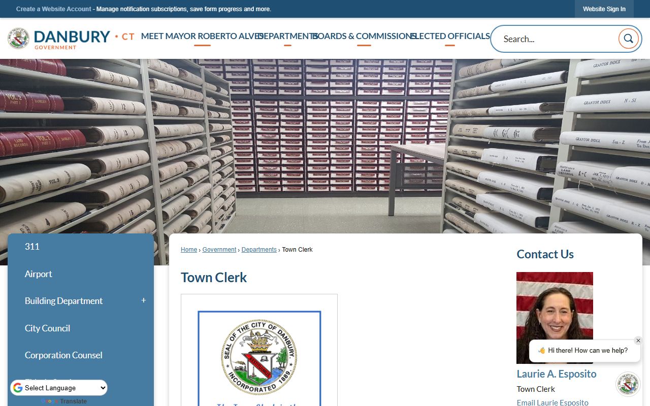 Danbury family court records source screenshot