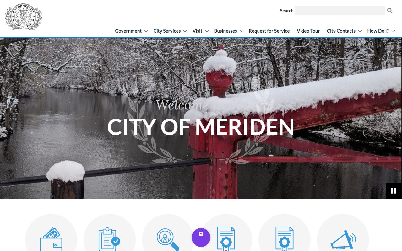 Meriden family court records source screenshot