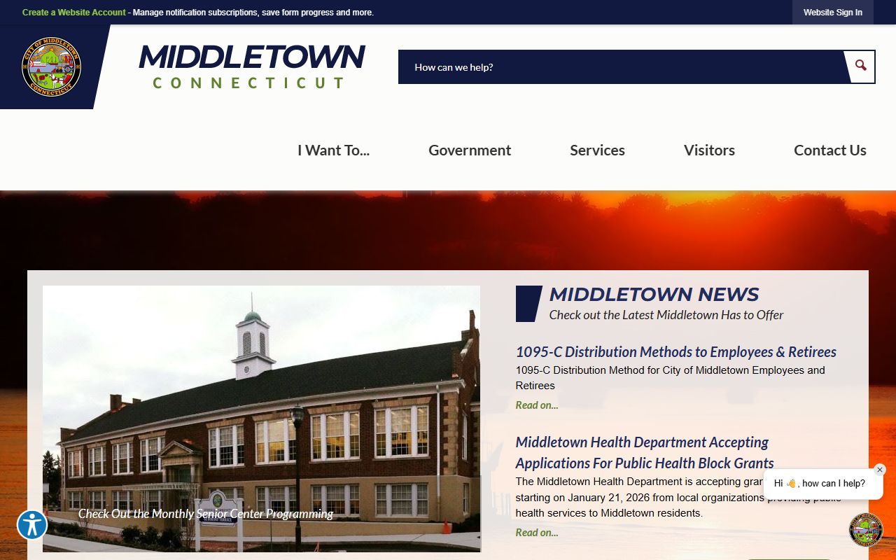 Middletown family court records source screenshot