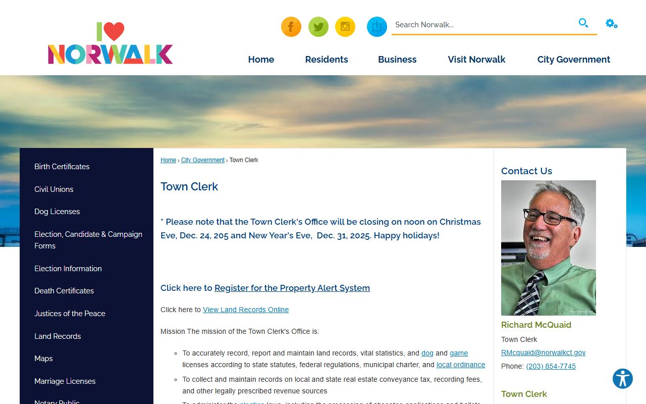 Norwalk family court records source screenshot