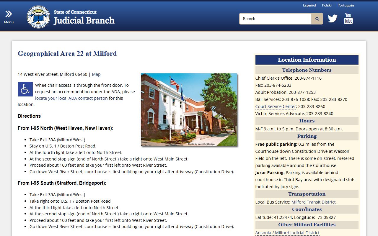 Ridgefield family court records source screenshot