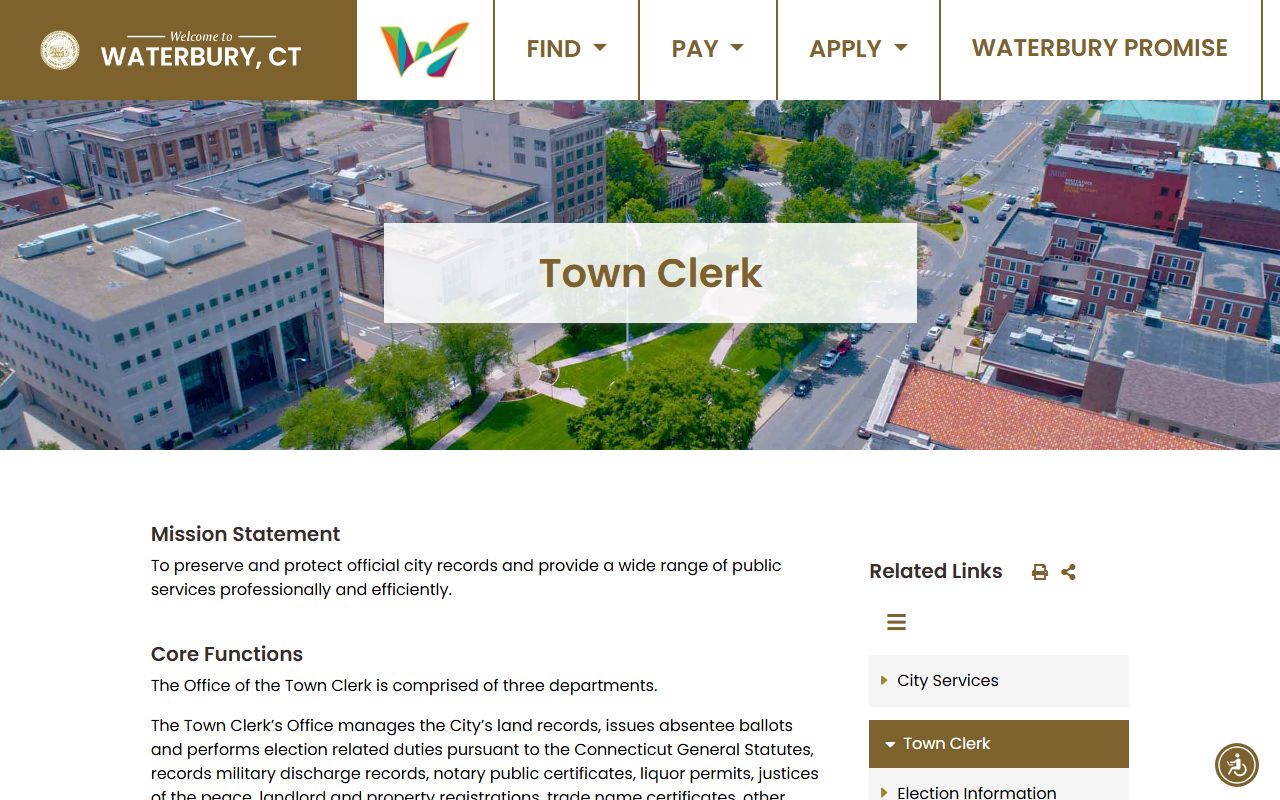 Waterbury family court records source screenshot