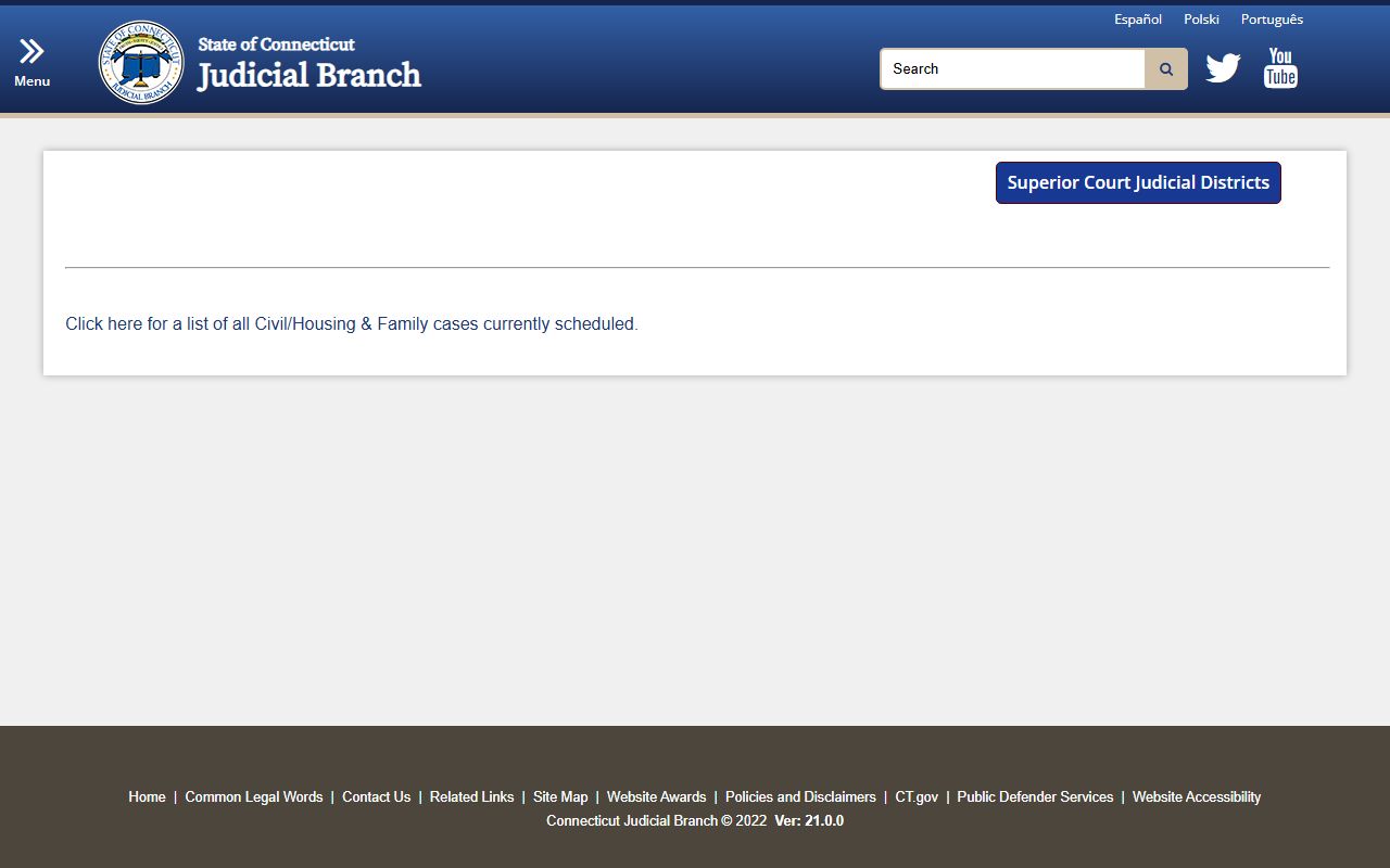 Fairfield family court records source screenshot